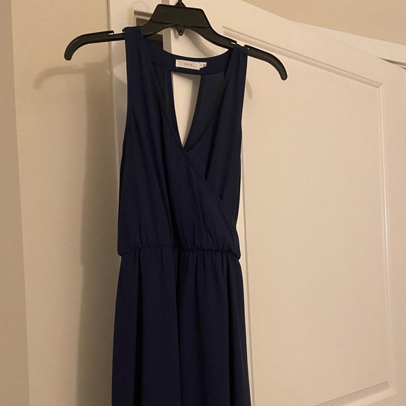 NWOT Lush Navy Kylie Skater Dress - Picture 5 of 9